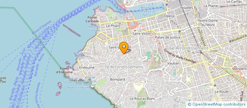 localisation de l'entreprise MADAME VANESSA SIERENS  MARSEILLE
