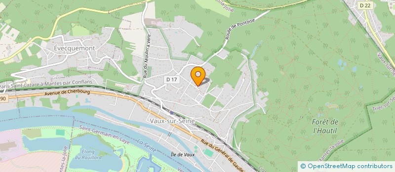 localisation de l'entreprise MADAME VANESSA SIMONE SOPHI ANGOT  VAUX-SUR-SEINE