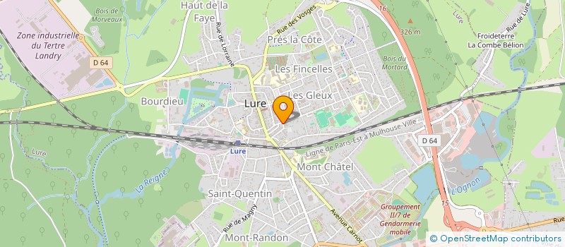 localisation de l'entreprise MADAME VANESSA SIMONVERMOT  LURE