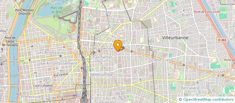 localisation de l'entreprise MADAME VANESSA SITBON  VILLEURBANNE