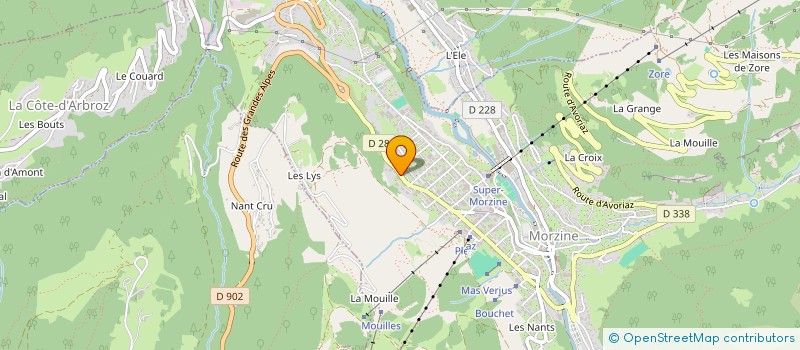localisation de l'entreprise MADAME VANESSA SMITH à MORZINE