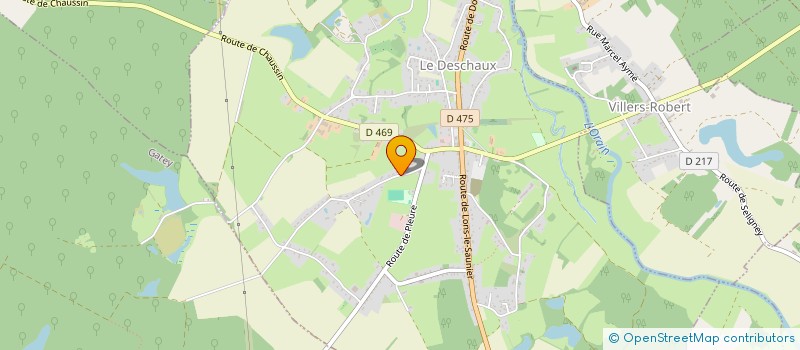 localisation de l'entreprise MADAME VANESSA SOARES  LE DESCHAUX