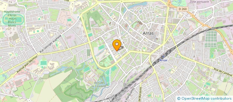 localisation de l'entreprise MADAME VANESSA SOARES BORGES à ARRAS