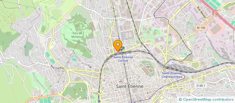 localisation de l'entreprise MADAME VANESSA SORZE à SAINT-ETIENNE