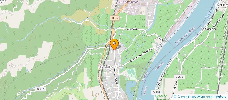 localisation de l'entreprise MADAME VANESSA SOTTON  MAUVES