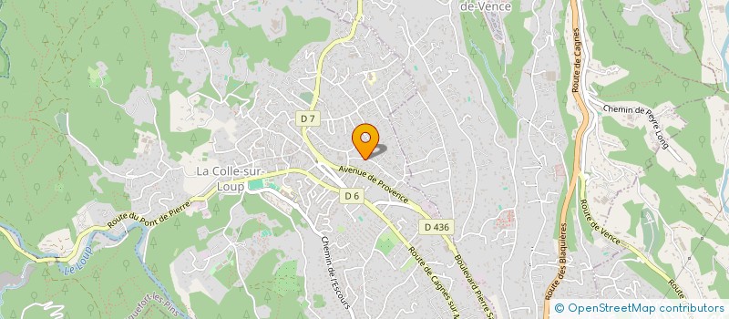 localisation de l'entreprise MADAME VANESSA SOUDRE à LA COLLE-SUR-LOUP