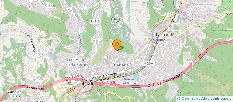 localisation de l'entreprise MADAME VANESSA SOULARD à NICE