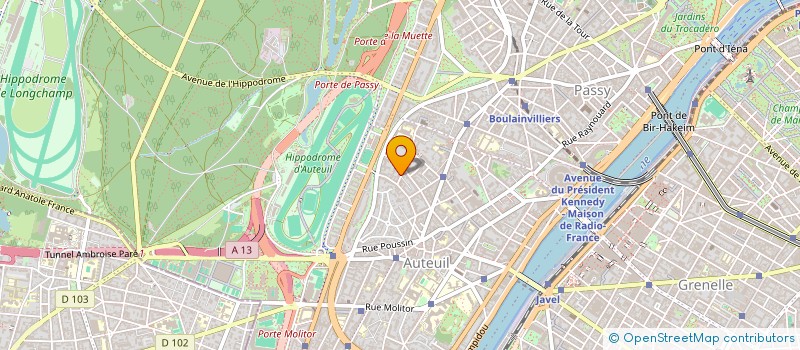 localisation de l'entreprise MADAME VANESSA SOUSSI  PARIS