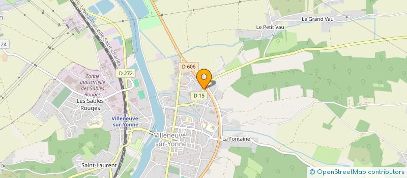 localisation de l'entreprise MADAME VANESSA STENTZ à VILLENEUVE-SUR-YONNE