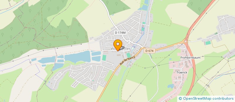 localisation de l'entreprise MADAME VANESSA STOJANOVSKI  WOUSTVILLER