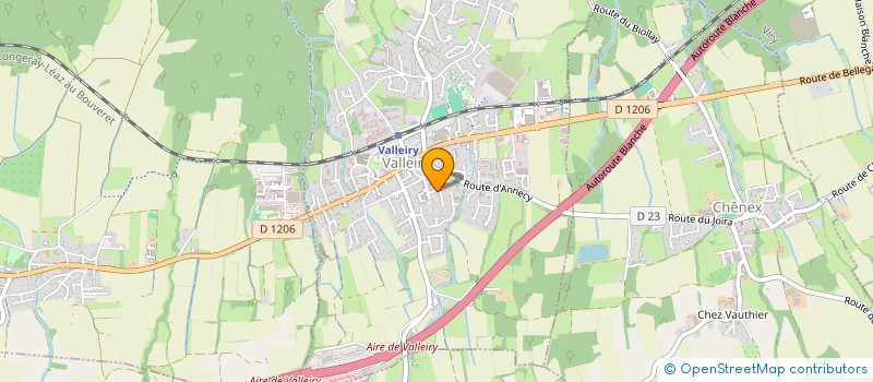 localisation de l'entreprise MADAME VANESSA TAEYE  VALLEIRY