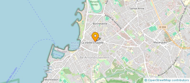 localisation de l'entreprise MADAME VANESSA TAMBON  MARSEILLE 8EME
