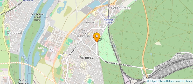 localisation de l'entreprise MADAME VANESSA TANGUY  ACHERES