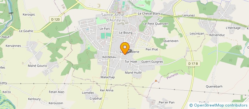 localisation de l'entreprise MADAME VANESSA TANNE  SAINTE-ANNE-D'AURAY