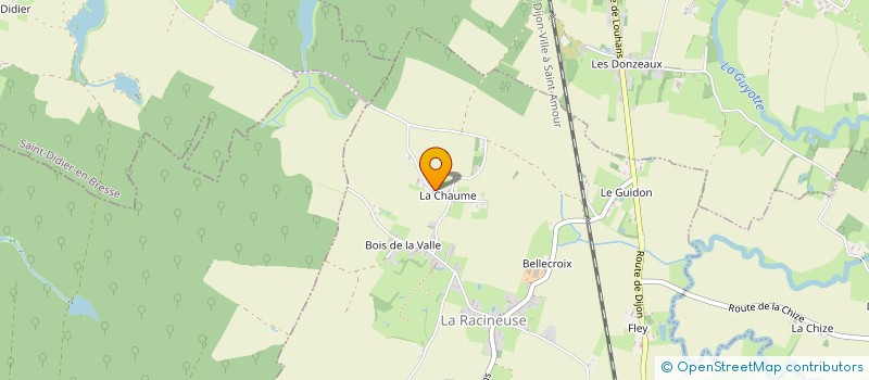 localisation de l'entreprise MADAME VANESSA TAPONAS  LA RACINEUSE