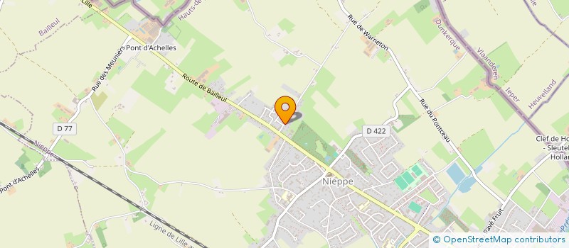 localisation de l'entreprise MADAME VANESSA TAVERNIER  NIEPPE