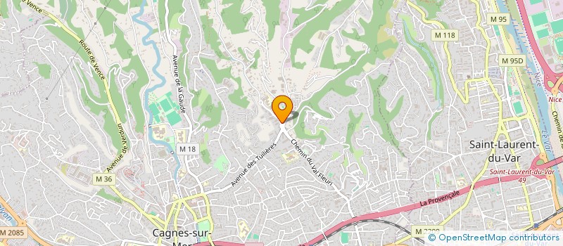 localisation de l'entreprise MADAME VANESSA TCHAMBA à CAGNES-SUR-MER