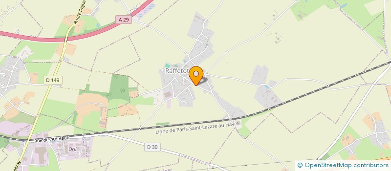 localisation de l'entreprise MADAME VANESSA TEBBAL  RAFFETOT