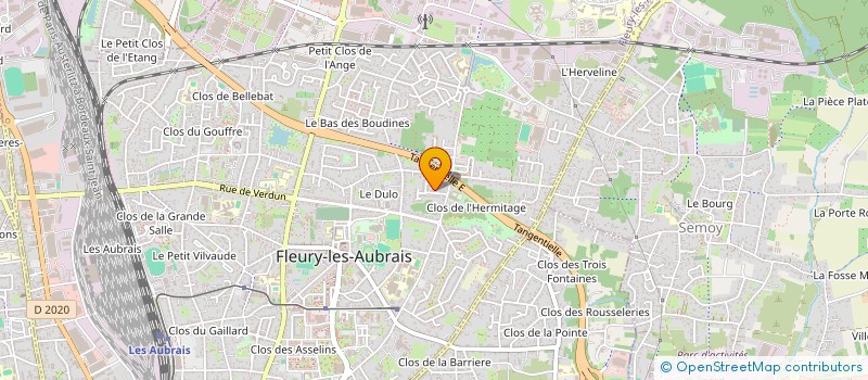 localisation de l'entreprise MADAME VANESSA THIERRY à FLEURY-LES-AUBRAIS