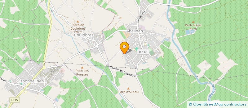 localisation de l'entreprise MADAME VANESSA THIERRY  ABEILHAN