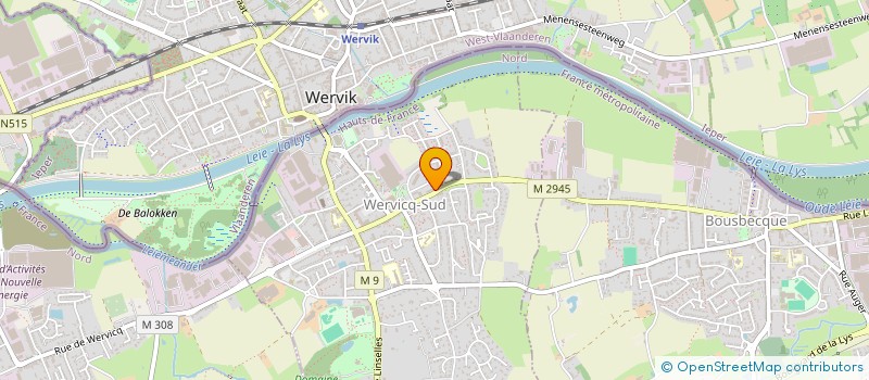 localisation de l'entreprise MADAME VANESSA THOMAS  WERVICQ-SUD