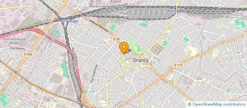 localisation de l'entreprise MADAME VANESSA THUNIERE à DRANCY