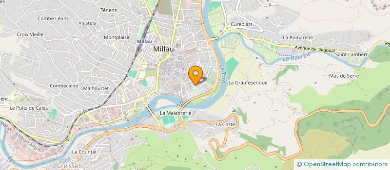 localisation de l'entreprise MADAME VANESSA TILOTTA  MILLAU