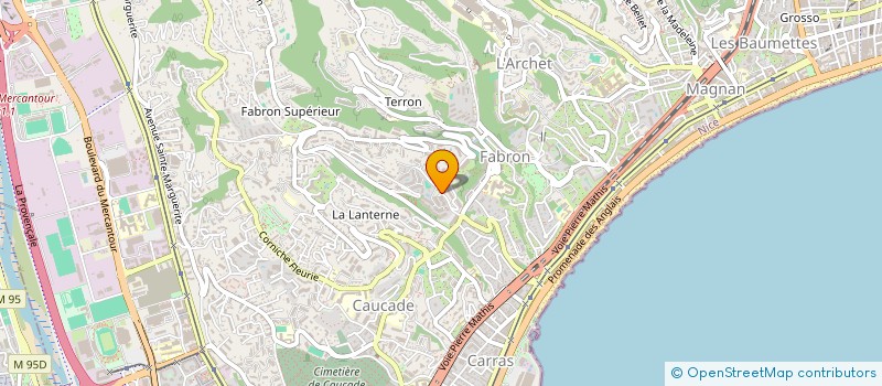localisation de l'entreprise MADAME VANESSA TOMMASINI  NICE