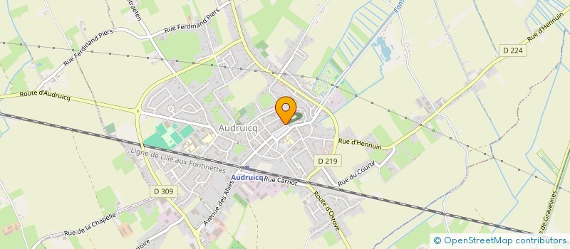 localisation de l'entreprise MADAME VANESSA TOMYN à AUDRUICQ