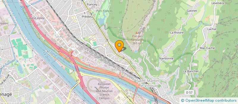 localisation de l'entreprise MADAME VANESSA TOUIDJINE  SAINT-MARTIN-LE-VINOUX