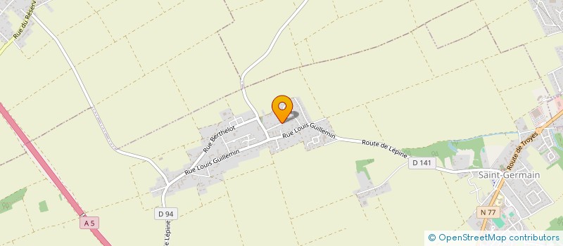 localisation de l'entreprise MADAME VANESSA TOUSSAINT  SAINT-GERMAIN