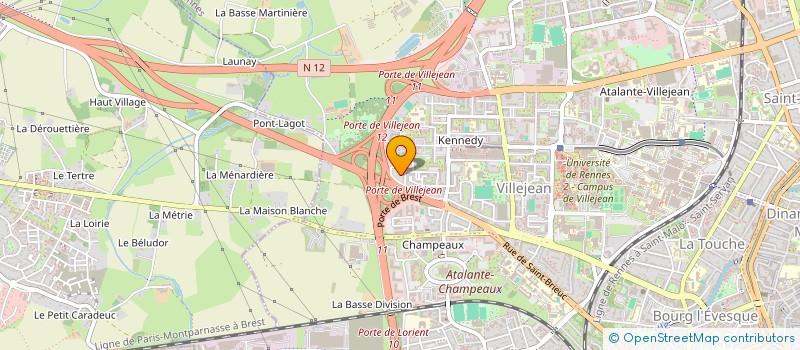 localisation de l'entreprise MADAME VANESSA TRANNE  RENNES