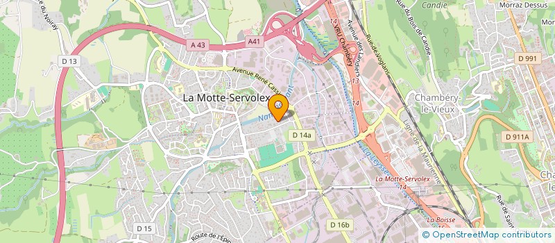 localisation de l'entreprise MADAME VANESSA TREZEL à LA MOTTE-SERVOLEX