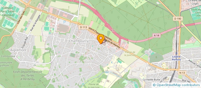 localisation de l'entreprise MADAME VANESSA TRUONG  CHAMBOURCY