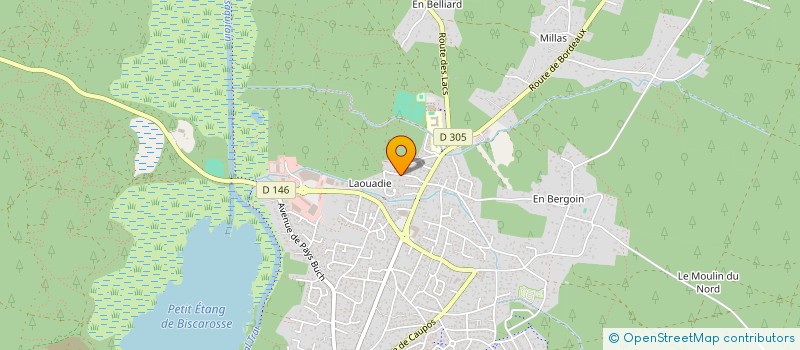 localisation de l'entreprise MADAME VANESSA TURON  BISCARROSSE