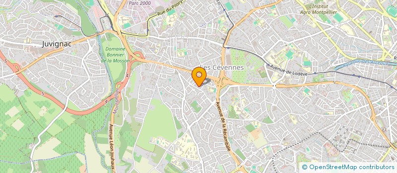localisation de l'entreprise MADAME VANESSA VACHER à MONTPELLIER