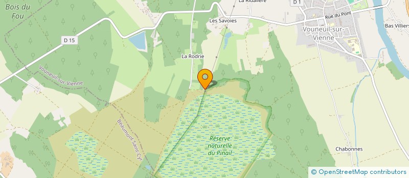 localisation de l'entreprise MADAME VANESSA VALET  VOUNEUIL-SUR-VIENNE