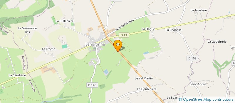 localisation de l'entreprise MADAME VANESSA VAN DER BURGT à LENGRONNE