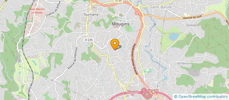 localisation de l'entreprise MADAME VANESSA VANTAGGI à MOUGINS