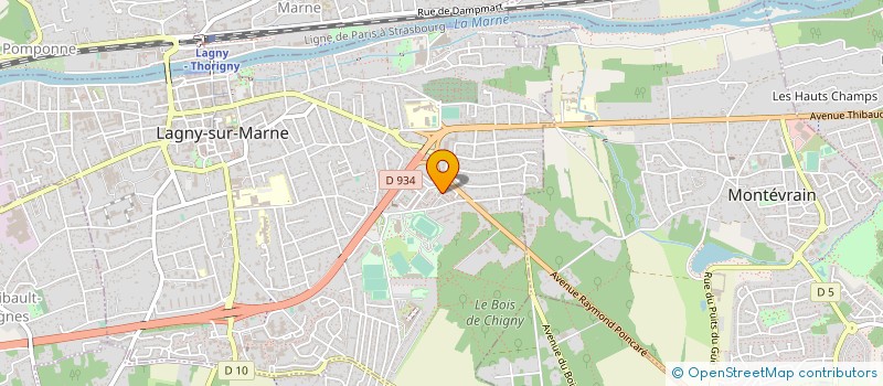 localisation de l'entreprise MADAME VANESSA VASSEUR  LAGNY-SUR-MARNE