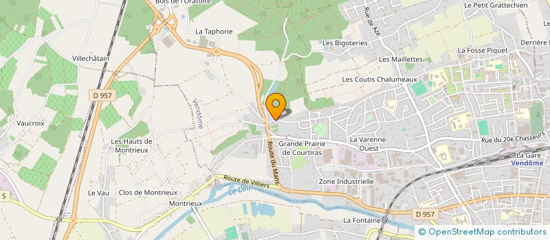 localisation de l'entreprise MADAME VANESSA VATAN  VENDOME