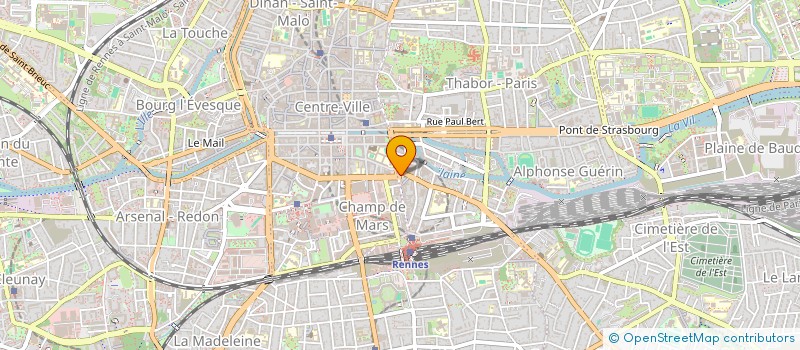 localisation de l'entreprise MADAME VANESSA VAUGEOIS  RENNES