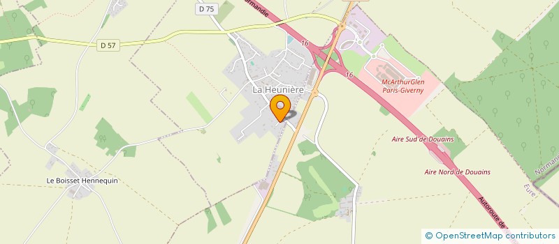 localisation de l'entreprise MADAME VANESSA VAUVERT  LA HEUNIERE