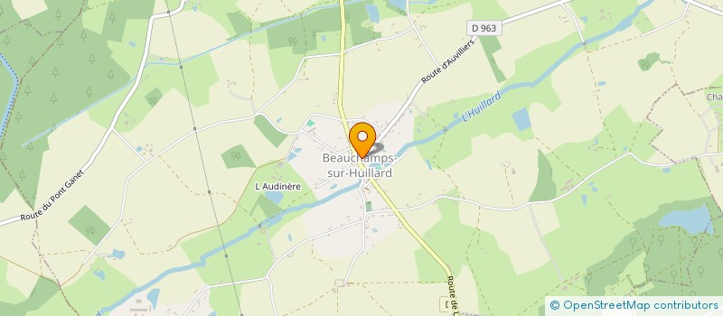 localisation de l'entreprise MADAME VANESSA VAVON à BEAUCHAMPS-SUR-HUILLARD