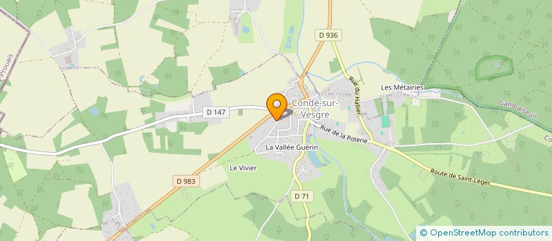 localisation de l'entreprise MADAME VANESSA VERENNEMAN  CONDE-SUR-VESGRE