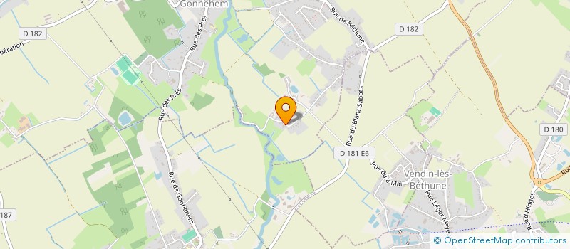 localisation de l'entreprise MADAME VANESSA VERGEOT  GONNEHEM