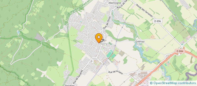 localisation de l'entreprise MADAME VANESSA VIEIRA-FERNANDES  THOIRY