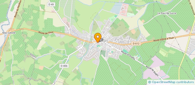 localisation de l'entreprise MADAME VANESSA VIEIRA GONCALVES  BAGES