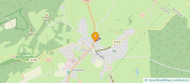 localisation de l'entreprise MADAME VANESSA VIERLING  LE RUSSEY