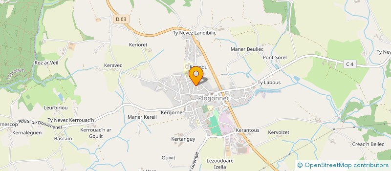 localisation de l'entreprise MADAME VANESSA VILON  GUENGAT